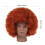 5Pièces Perruques Courtes Afro Synthétiques Marron Volume Pour Cosplay 11