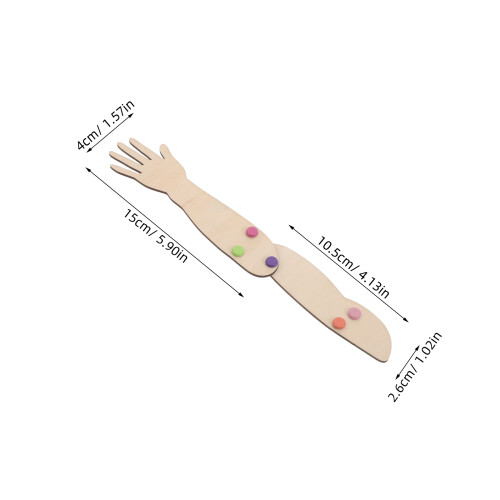 Portable Beige Hand Bone Joint Model for High School Anatomy Study 2