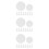 120Pcs White Plastic Gallon Drum Lids Bucket Covers Durable Seal Caps 10