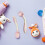1Ensemble Ensemble Couverts Bébé Rose En PP Tpe Maniable Ergonomique 6
