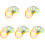 5Sets Plastic Fruit Diameter Gauges Measuring Circle Tool for Grading 3