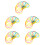 5Sets Plastic Fruit Diameter Gauges Measuring Circle Tool for Grading 7