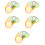 5Sets Plastic Fruit Diameter Gauges Measuring Circle Tool for Grading 8