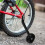 2Pcs Adjustable Flashing Training Wheels for Kids Bike Durable Black 7