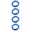 4Rolls Blue Household Aluminum Wire Multi-Function Craft Supply 8