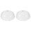 2Pcs PP Microwave Food Covers Transparent for Home Kitchen Use 4