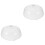 2Pcs PP Microwave Food Covers Transparent for Home Kitchen Use 5