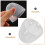 12pcs Baby Bottle Lid Transparent Plastic Dustproof Covers 9
