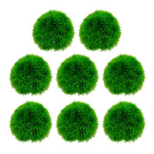 24Stk Grün Dekorative Aquarium Pflanzen, Simulation Aus PP Material