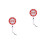 2Pcs Lightweight Double-Sided LED Traffic Stop Paddle Safety Baton 5