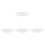 4Pcs Transparent Glass Plate Tea Cup Mat Elegant Design 4