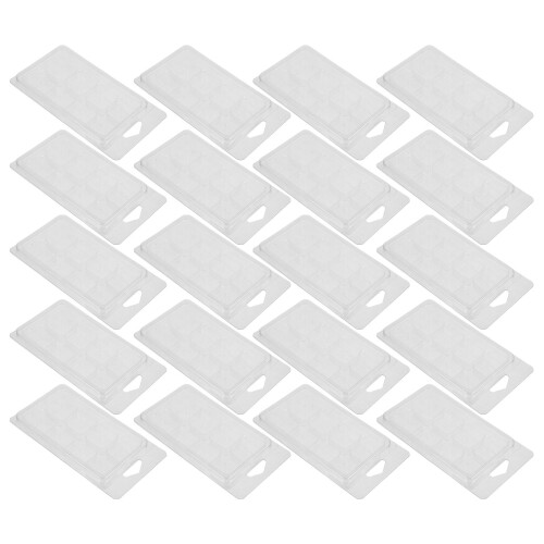 60Pcs Plastic 8 Cavity Wax Melt Trays for DIY Candle Packaging 1