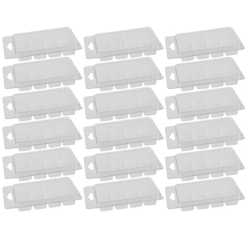 60Pcs Plastic 8 Cavity Wax Melt Trays for DIY Candle Packaging 2