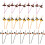 288Pcs Halloween Beverage Paper Straws with Cute Pumpkin Patterns 1