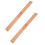 2Pcs Wooden Ruler Double Scale for Classroom Sewing Tailoring Beige 8