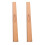 2Pcs Wooden Ruler Double Scale for Classroom Sewing Tailoring Beige 9