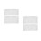 4Pcs Easy Install Bird Cage Cover White Mesh Seed Catchers Protector 7
