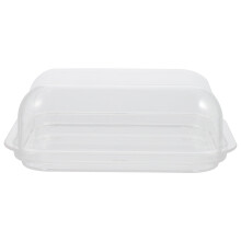2Pcs Clear Butter Holder Box with Lid Ideal for Restaurants and Homes