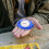 Orange Mini Handheld Spring Scale for Fishing Travel Kitchen Use 5