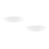 2Pcs Fine Workmanship Glass Tea Saucer Clear Cup Mat for Restaurants 9