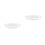 2Pcs Fine Workmanship Glass Tea Saucer Clear Cup Mat for Restaurants 10