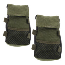 2Pcs Green Fabric Action Figures Backpack for 1/6 Soldier Figure Decor