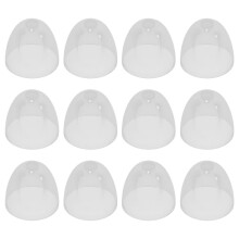 Bottle Dome Cap Baby Bottle Parts Transparent Plastic 12pcs