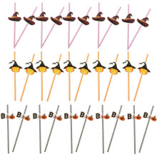 216St Papieren Rietjes Feest Halloween Drank Accessoires
