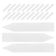 240Pcs Weatherproof Plastic Garden Plant Markers White Plant Labels