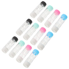 12Pcs Cute Portable Contact Lens Case Assorted Colors for Travel Use