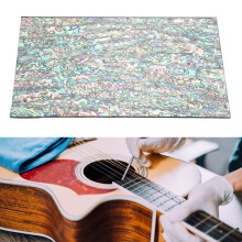 Placage de tĂŞte de guitare, feuille de nacre, nacre blanche vierge, luthier