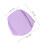 2Pcs Soft Cotton Eye Patch for Kids Glasses 3D Light Blocking Violet 2