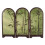 Multi Wood Asian Mini Folding Screen Tabletop Decorative Panel 1