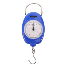 Orange Mini Handheld Spring Scale for Fishing Travel Kitchen Use