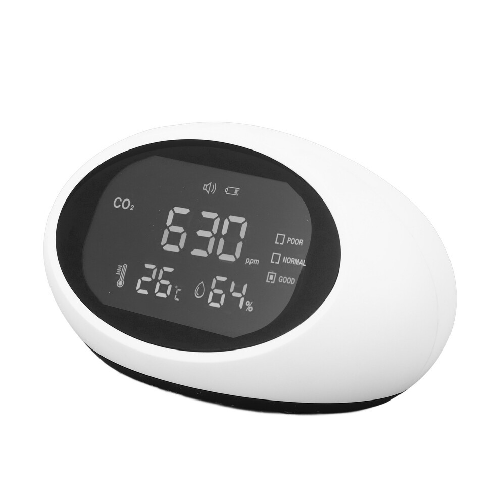 High Accuracy Co2 Detector With Lcd, Rechargeable, Portable, 400-5000 Ppm 4921390910778