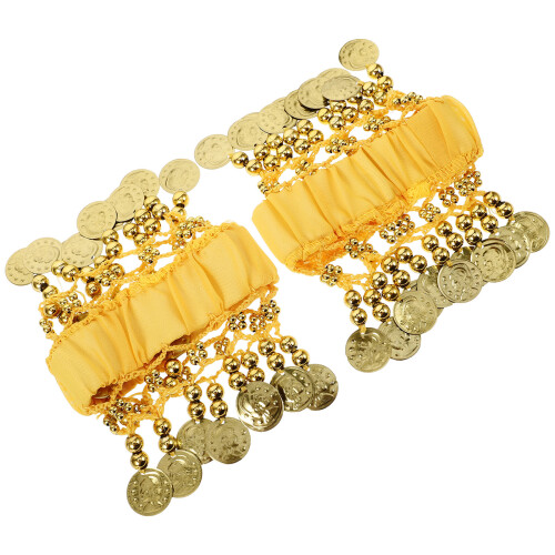 4Paires Bracelets Pour Danse Du Ventre, Avec Pièces 1