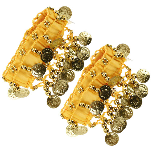 4Paires Bracelets Pour Danse Du Ventre, Avec Pièces 2