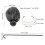 1Ensemble Perruque Réaliste Lunettes Et Canne 3