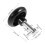 Ergonomic Black Fireplace Door Handle for Home Heating 2