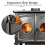 Ergonomic Black Fireplace Door Handle for Home Heating 9