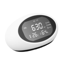 High Accuracy CO2 Detector 5000ppm LCD Air Quality Meter Rechargeable