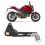 Leva in alluminio anodizzato Monster 1200/821, argento 2