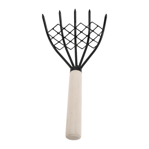 Râteau Main Carbone Acier Bois Creusage