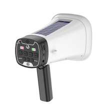 Solar-Powered Wireless Megaphone Speaker 8W 21.4cm Outdoor Boost