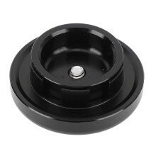 Hochhartes Aluminium-Radnabendeckel für VESPA GTS 150/300 Schwarz