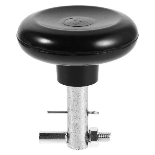Ergonomic Black Fireplace Door Handle for Home Heating