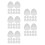 60Pièces Bébé Couvercles Large Durable 5