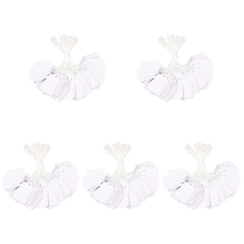Étiquettes De Prix Blanches Ficelle Pour Décoration 1