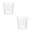 2pcs Simple Desktop Fish Tank Fish Bowl Transparent Plastic 5