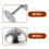 4Pièces Coupelles Inox Élégantes Argentées Pour Desserts Sauces 7